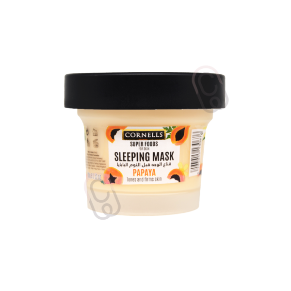 ⁦كورنلز سوبر فودز قناع للوجه قبل النوم بالبابايا 100 جم⁩ - الصورة ⁦3⁩