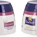 عبوة عرض باراشوت جولد كريم ضد تساقط الشعر بالثوم وجوز الهند قطعتين حجم 140 مل