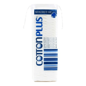 قطن بلاس قطن مربع لازالة المكياج 60 قطعه