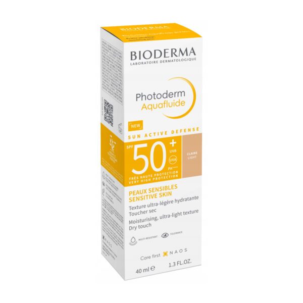⁦بيوديرما فوتوديرم أكوا فلويد ملون فاتح (40 مل) | حماية SPF50+ ولمسة جافة⁩ - الصورة ⁦2⁩