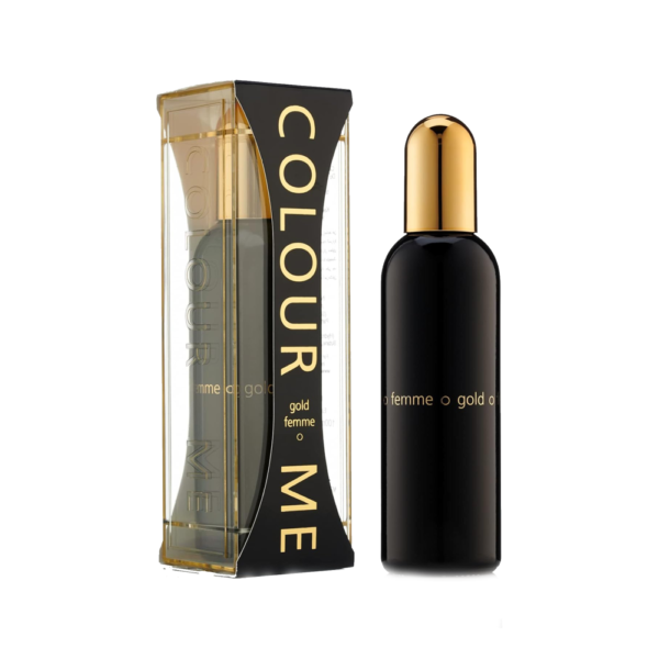 ⁦كلر مي او دي بارفيوم عطر نسائي جولد فيمي 100 مل⁩ - الصورة ⁦2⁩