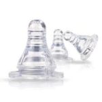 ⁦بيبي زون حلمة سيلكون للرضاعة 3 قطع L8232⁩ - الصورة ⁦2⁩