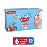 ⁦بامبى كلوت جامبو بوكس (6) *80 حفاض⁩ - الصورة ⁦2⁩