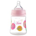 ⁦بيبي زون رضاعة بلاستيك بحلمة مانعة للتنقيط 150 مل 8545⁩ - الصورة ⁦3⁩
