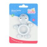 بيبي زون عضاضة سيليكون للاطفال شكل سلحفاه (+3) 8258