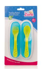 ⁦بيبي زون ملعقة وشوكة للاطفال 8442⁩ - الصورة ⁦3⁩