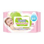 ⁦بيبي جوي مناديل غير معطرة لبشرة حساسة 4*48 منديل⁩ - الصورة ⁦3⁩