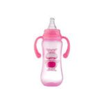 ⁦بيبي زون رضاعه بلاستيك ملونة بيدين240 مل 8536⁩ - الصورة ⁦2⁩