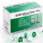 بى دى ميكروفاين بلس ابر قلم الأنسولين 4مم 100 قطعه