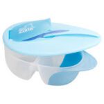 بيبي زون صحن اطفال مع ملعقة 8440