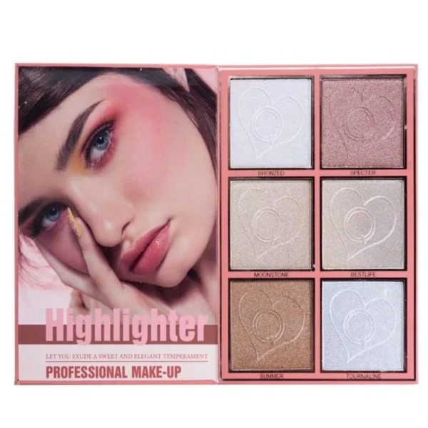 ⁦كرستين باليت 3*1 احمر خدود +ظل العيون +اضاءة K2309⁩ - الصورة ⁦4⁩