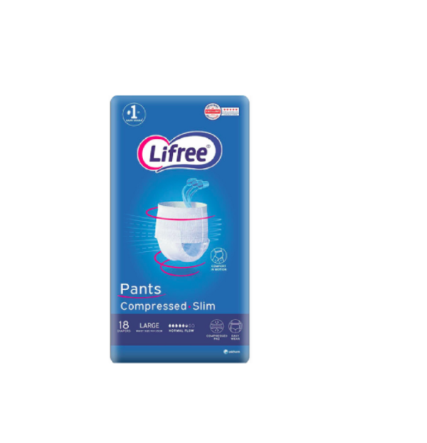 ⁦لايفري حفائظ لكبار السن كلوت كبير  18 قطعة⁩ - الصورة ⁦3⁩