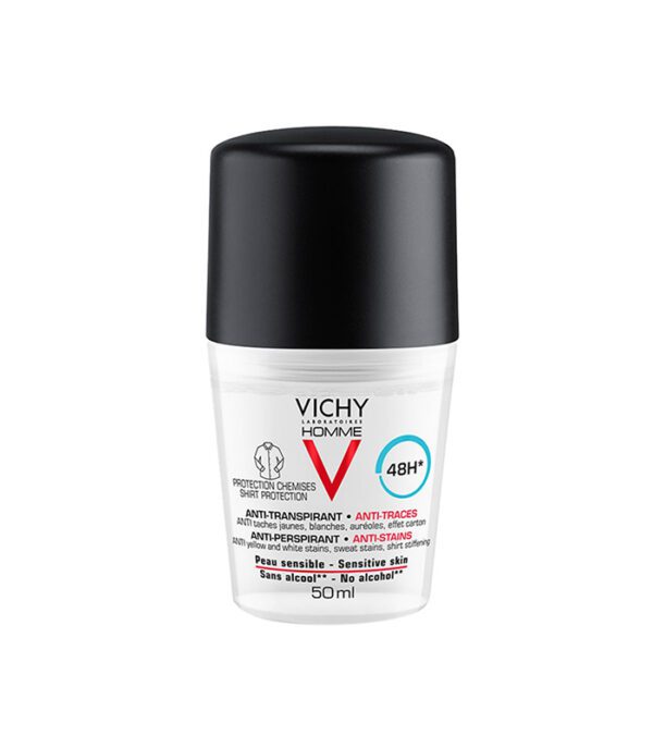 ⁦فيشي مزيل عرق مضاد للبقع (أبيض/أسود)⁩ - الصورة ⁦4⁩