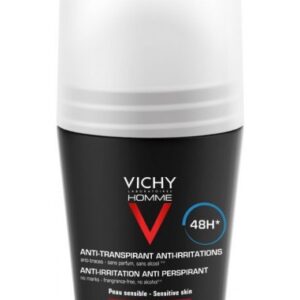 مزيل عرق فيتشي أوم رول أون للرجال الغطاء الأسود حماية 48 ساعة للبشرة الحساسة