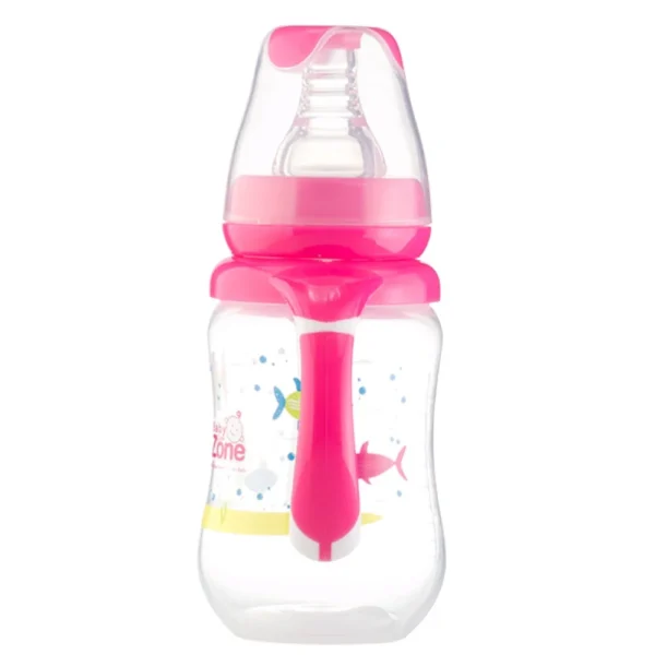 ⁦بيبي زون رضاعة بلاستك بيدين 120 مل 8516⁩ - الصورة ⁦4⁩
