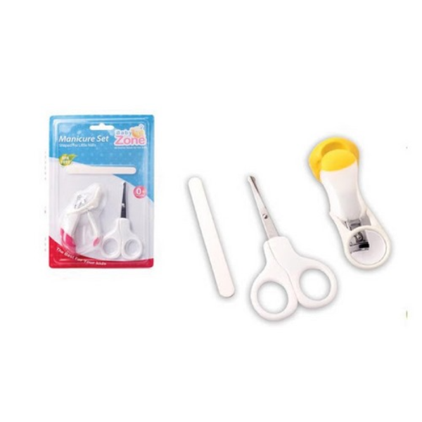 ⁦بيبي زون طقم العناية بالاظافر للاطفال 3 قطع 8449⁩ - الصورة ⁦2⁩